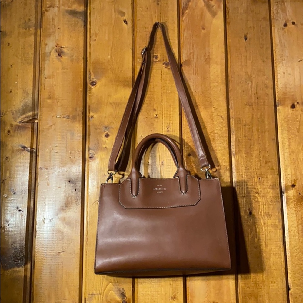GUC London Fog leather handbag
